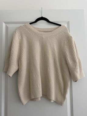 Short Sleeve Crewneck Sweater XXL